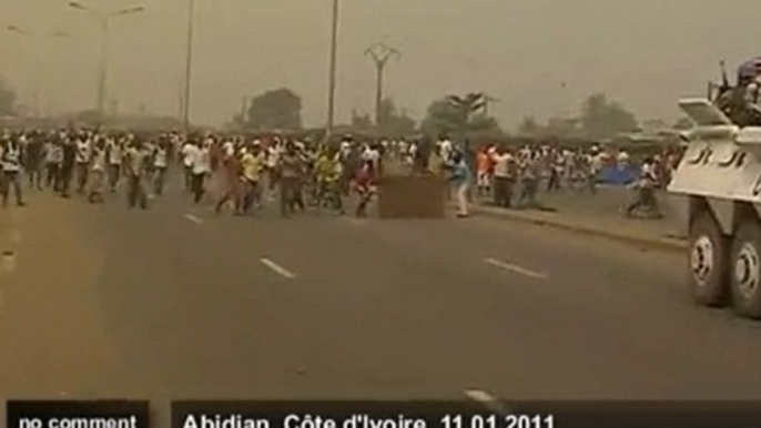 Violent Clashes in Ivory Coast - no comment