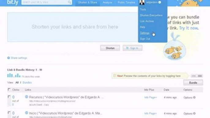 Tutorial de Wordpress - Como Instalar Plugin WP Bit.ly