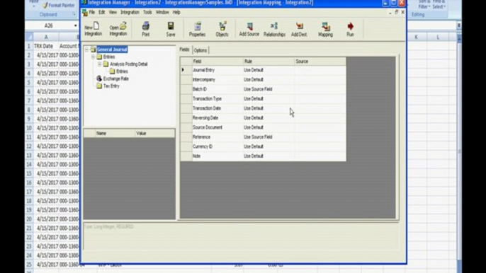 GL Transaction Integration Using Integration Manager