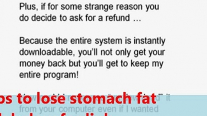 5 tips to lose stomach fat Review - Bonus -by  Caleb Lee