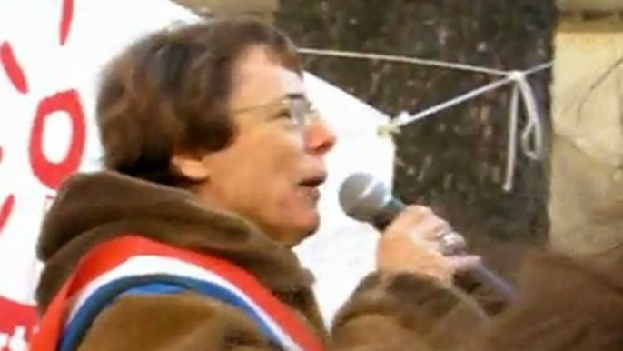 Rassemblement Sortir du nucléaire 20/03/2011 Martine Billard