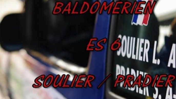 Rallye Baldomérien ES6 Embarquée SOULIER / PRADIER Megane A7