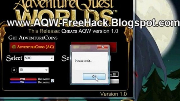 Adventure Quest Worlds Hack Free AC and Gold