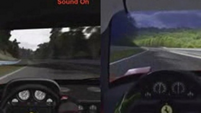 Forza Motorsport 3 vs Gran Turismo 5 - Ferrari F40 on Nordschleife