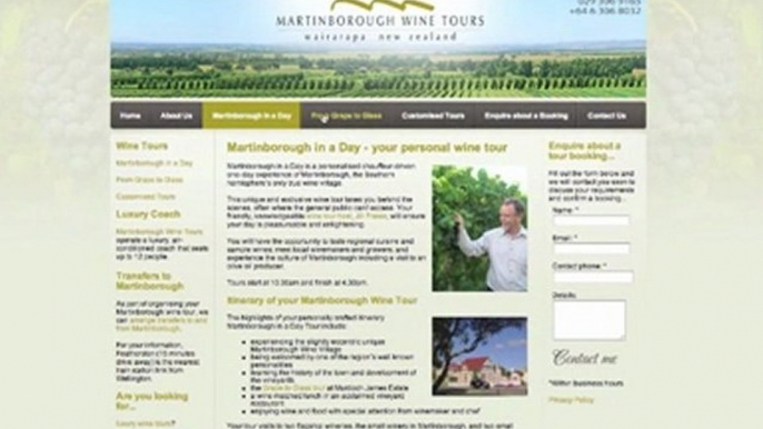 Wine tasting and wine tours in Martinborough