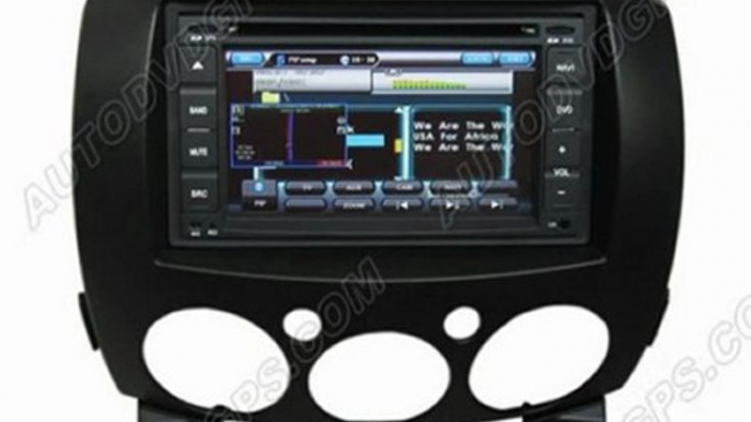 Mazda 2 Car DVD GPS Navigation player with 6.2" Digital HD touchscreen