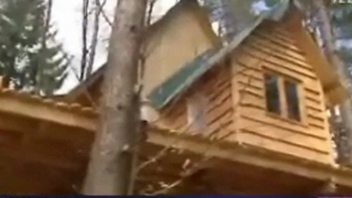 Reportage France 3 Cabane dans les arbres Nids des Vosges