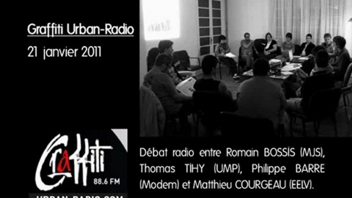 Débat politique sur Graffiti Urban-Radio - 20 janvier 2011 - Romain Bossis pour le MJS Vendée