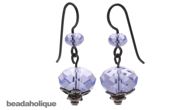 How to  Use Add a Bead Ear Wire Hooks to Make Swarovski Crystal Earrings