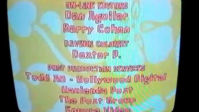 SpongeBob SquarePants: Sponge Buddies End Credits