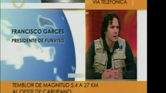 El pdte. de Funvisis Francisco Garces informa sobre detalles