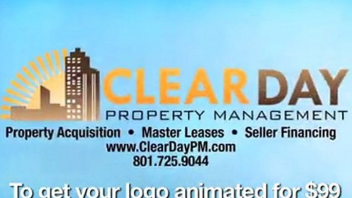 AnimateYourLogo and VideoHive - An Animated Logo for Clear Day Property Management - Get your logo animated for $99!