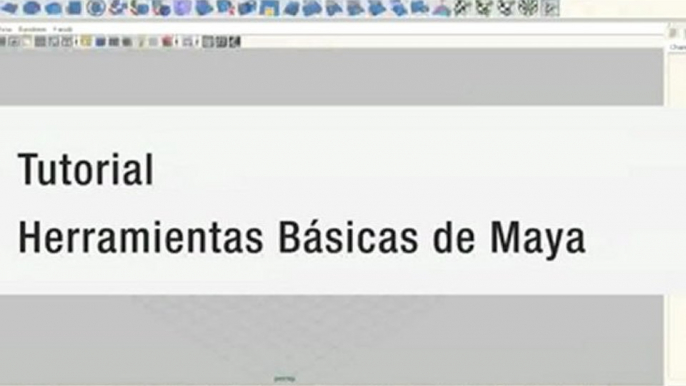 Herramientas principales de Maya