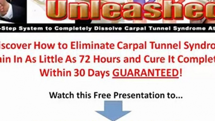 Carpal Tunnel Natural Treatment - Exercises for Carpal Tunnel