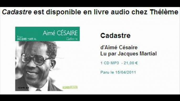 "La parole aux oricous" poème tiré du recueil Cadstre d'Aimé Césaire