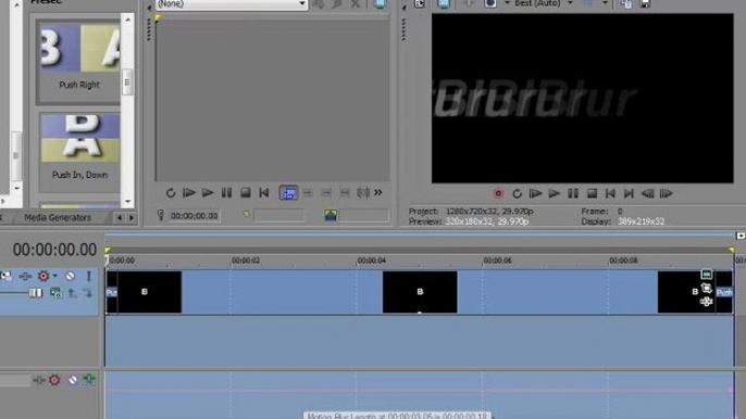 Sony Vegas - Motion Blur