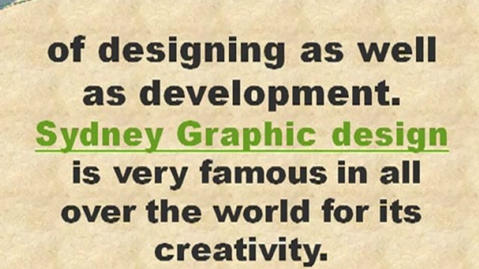 Sydney Graphic Design