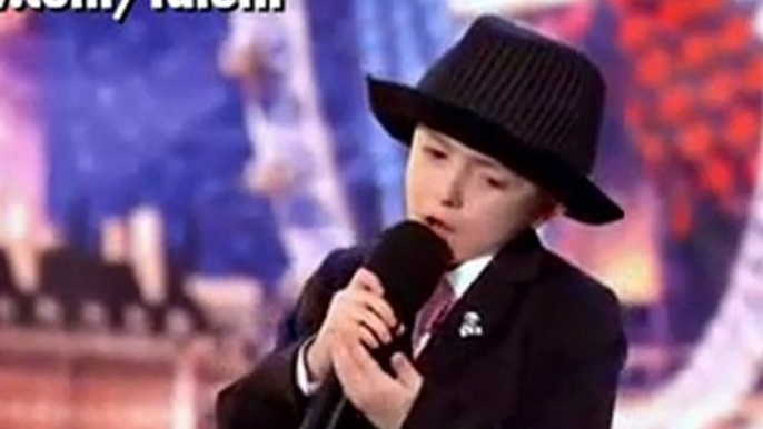Robbie Firmin - Britains Got Talent 7 Year Old Singing My Way
