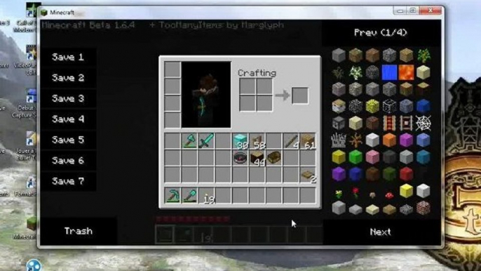 Mod "too many items" pour minecraft 1.6.4