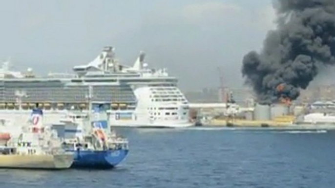 Cruise passengers injured in Gibraltar fire