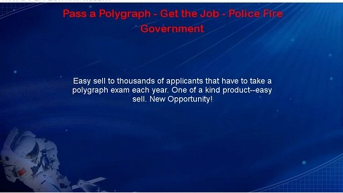 Pass A Polygraph - Get The Job - Police Fire Government