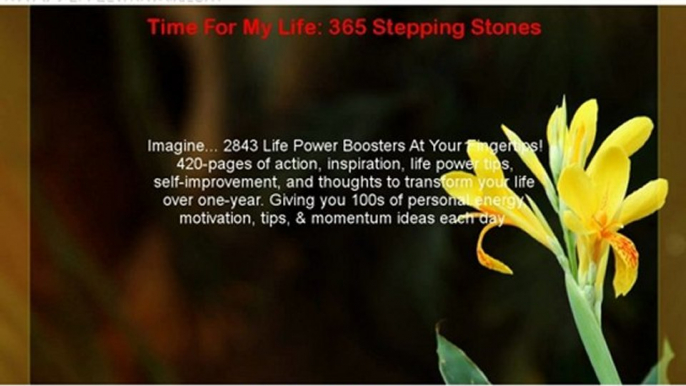 Time For My Life: 365 Stepping Stones