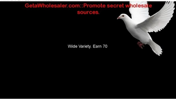 GetaWholesaler.com::Promote Secret Wholesale Sources.