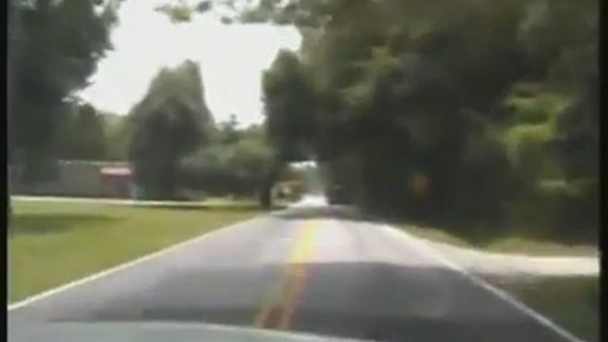 Caught On Dash Cam  Man Steals Police Car Then Crashes It