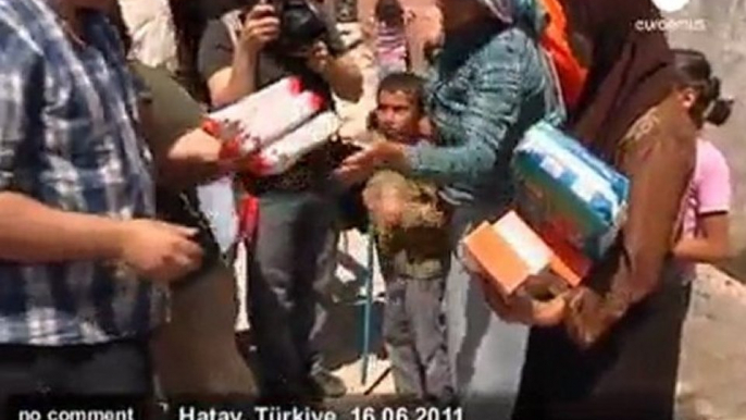 Humanitarian aid for Syrian refugees in Turkey - no comment