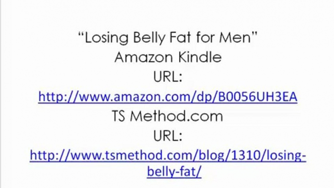 Losing Belly Fat for Men Without Exercising In No Time Flat!