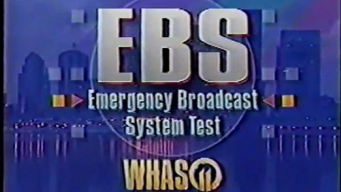 WHAS-TV (1994) - Emergency Broadcast System Test