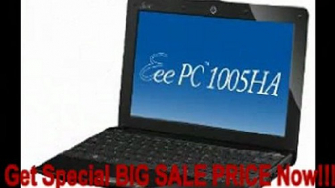 BEST PRICE ASUS Eee PC 1005HA-VU1X-BK 10.1-Inch Black Netbook - 8.5 Hour Battery Life