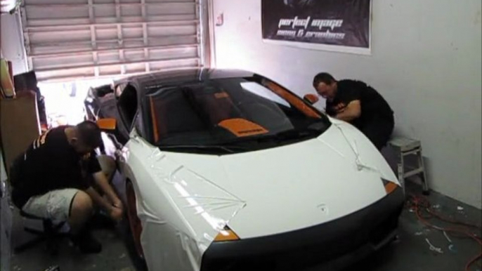 Lamborghini Matte Vinyl Vehicle Wrap Fort Lauderdale, Miami, & Palm Beach, Florida by Car Wrap Solutions