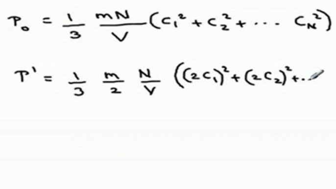 "Heat (Part 2) - (Kinetic Theory of Gases and Thermodynamics)  - Pressure of gas"