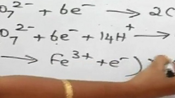 Redox reactions and its applications to electrochemistry - Balancing equations  - 1