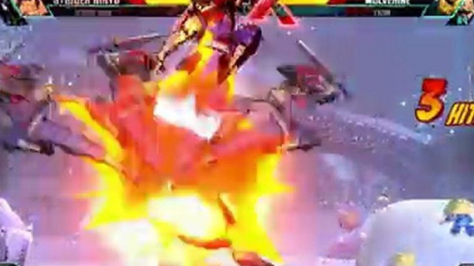 Ultimate Marvel Vs Capcom 3 - Capcom - Vidéo de Gameplay Strider Hiryu Vs Ghost Rider