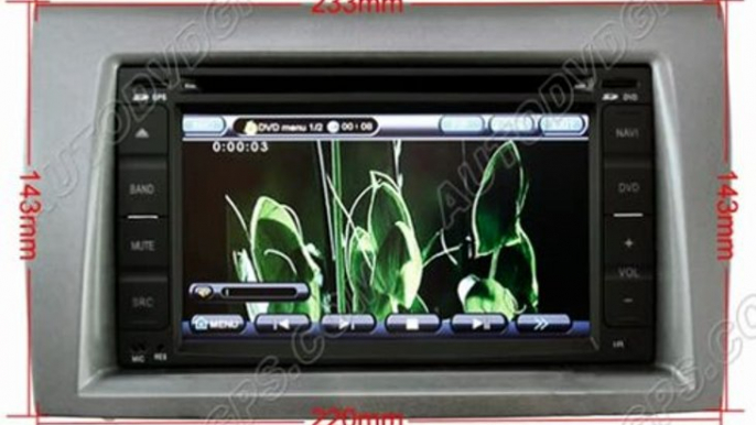 Honda Fiat BravoBrava Car DVD Player with GPS Navi and Digital Touchscreen RDS