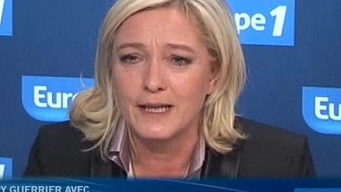 Marine Le Pen sur l'affaire Lagarde, l'euro etc.