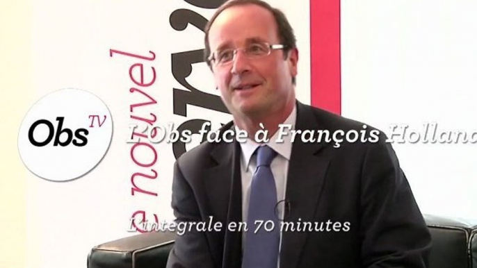 Primaire PS : Hollande face à l'Obs (intégralité)
