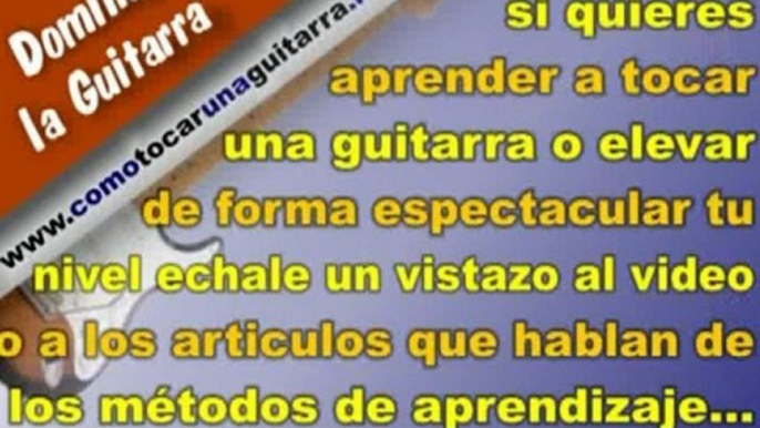 Quiero ayudarte a aprender a tocar la guitarra