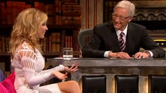 Kylie Minogue tv appearance at Paul O'Grady interview 2010