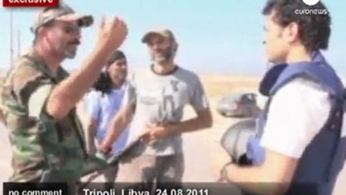 euronews' exclusive footage in Tripoli - no comment