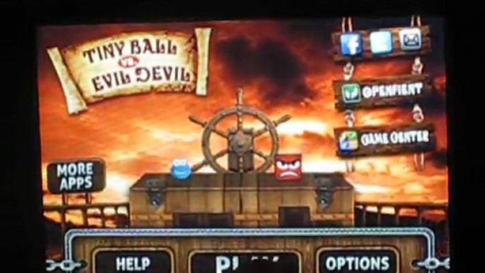 Tiny Ball vs. Evil Devil iPhone Game