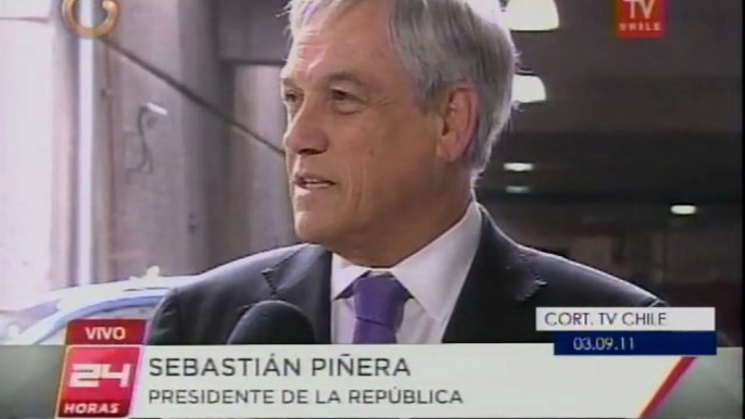 Piñera: Lo de ayer fue un golpe muy duro