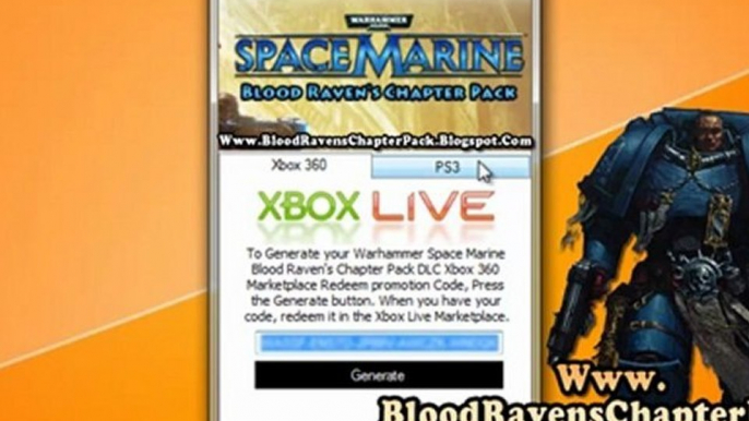 Warhammer 40000 Space Marine Blood Raven's Chapter Pack DLC Free