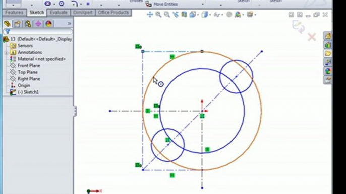 SolidWorks 2012 Tutorials:  Mirror Entities