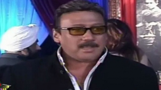 Jackie Shroff Surrounded By Hot And Sexy Babes At The Premiere Of Bal Gandharva