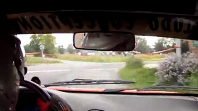 CAMERA EMBARQUEEE ES5 RALLYE DU BETHUNOIS SUR SAXO A6 LECLERCQ DENIS