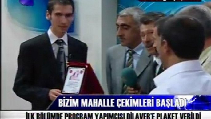 FURKAN DİLAVER'E MUHTARLARDAN PLAKET