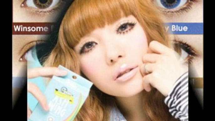 circle lenses and colored contact lenses in Japan